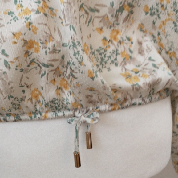 Bishop + Young Anthropologie floral bohemian boho blouse top XS - Picture 5 of 12